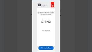 Adobe stock earnings proof  Adobe stock video earnings adobestock adobestockcontributor [upl. by Pablo]