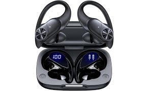 Bluetooth Headphones Wireless Earbuds 80hrs Playtime Wireless Charging Case Digital Display Sports E [upl. by Wittie920]