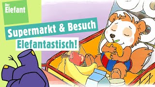 Bobo geht in den Supermarkt amp Bobo bekommt Besuch  Der Elefant  WDR [upl. by Siegfried684]