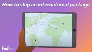 How to ship internationally with FedEx [upl. by Aerdnad574]