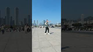 Xinghai square Dalian China Freestyle dance hiphop MCTR  mad city dance dalian танцы [upl. by Nillek]