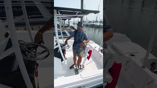 Be Decisive in Your Turns Bridge Marina Boat Docking Tip PART 2 OF 2 boat shorts [upl. by Eemiaj]