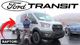 2024 Ford Transit Trail Its A Raptor Van [upl. by Liane]