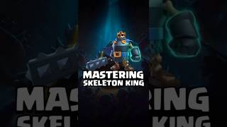 Mastering Skeleton King 👑clashroyale [upl. by Suivatna]