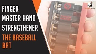 Finger Master Hand Strengthener  Exercise 01 quotThe Baseball Batquot [upl. by Stralka]