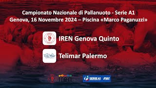 IREN Genova Quinto  Telimar Palermo [upl. by Yelda]