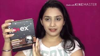 REVIEW KOTEX OVERNIGHT PADS  INDIA’S FIRST 360 DEGREE PROTECTION WEAR [upl. by Aicetal]