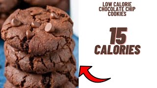 low calorie chocolate chip cookie recipe low calorie chocolate chip cookies low calorie snacks [upl. by Cusick]