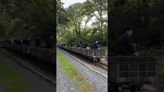 Ffestiniog Railway ‘Bygones’ event saw the return of the slate gravity train train railway [upl. by Atirrehs]