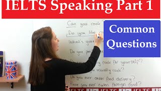 IELTS Speaking Part 1 Common Questions [upl. by Mazman]