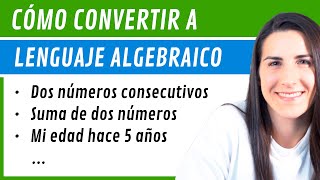 TRADUCIR a Lenguaje ALGEBRAICO 🔁 Claves para plantear PROBLEMAS de ECUACIONES [upl. by Siaht519]