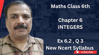 Maths class 6th  Chapter 6  Ex 62  Q 3  Ncert New Book  By Pawan Tomar Sir [upl. by Tdnaltroc]