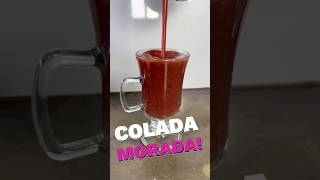 Colada Morada 🥤coladamorada tradicion manabi diadelosmuertos ecuador [upl. by Gnilrad996]