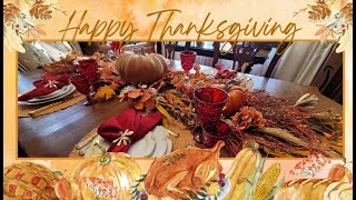 Thanksgiving 2023  Tablescape [upl. by Enylcaj]