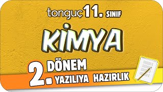 11Sınıf Kimya 2Dönem 2Yazılıya Hazırlık 📑 2024 [upl. by Brunhild]