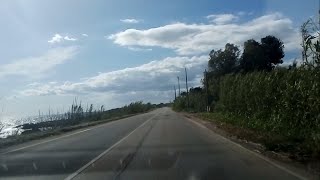 Driving from Talsano to the territories of Leporano and Pulsano Puglia  Italy [upl. by Paschasia]