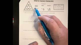 Kinetic amp Potential energy problems and work reveiw [upl. by Ytsrik49]