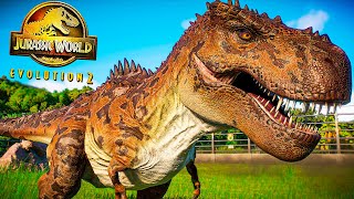 GIGANTORAPTOR TARBOZAUR i UTAHRAPTOR  Jurassic World Evolution 2 UPDATE [upl. by Mayhs]