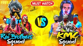 💥😱Raistar Vs KMC Squad🔥 4 Vs 4 Clash Squad  Must Watch 🔥🥵 GarenaFree Fire [upl. by Liw]