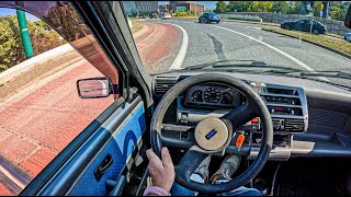 1996 Fiat Cinquecento  09 ie S 39 hp  POV Test Drive [upl. by Oeht]