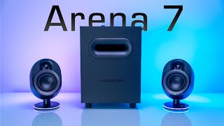 SteelSeries Arena 7 Speakers Review  A Different Take [upl. by Katushka896]