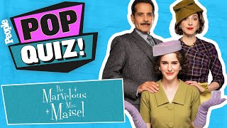 The ‘Marvelous Mrs Maisel’ Cast Critiques Each Other’s Decorating Styles  PEOPLE Pop Quiz  PEOPLE [upl. by Weiser686]