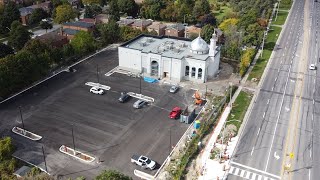 Final Construction Stage of Meadowvale Islamic Centre [upl. by Eiralc]