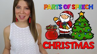 🎅 PARTES DE UNA ORACIÓN  NAVIDAD 🎁 PALABRAS EN INGLES DE NAVIDAD 🎄 FRASES PARA NAVIDAD EN INGLES [upl. by Aeneus]