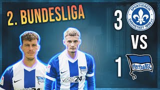 Verloren gegen 12 Mann ❌ Darmstadt 98 vs Hertha BSC 31 ANALYSE 🏟 2 Bundesliga [upl. by Nonnag]