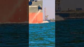 ANCHOR WASH KLARISSA OLDENDORFF🌊🌊tanker🌊🌊containership ship wow epic waves oiltanker [upl. by Celestina]