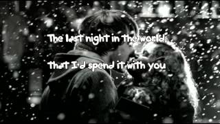 Lultima notte al mondo Tiziano Ferro English Lyrics [upl. by Zebapda]