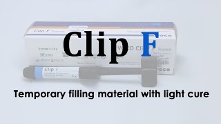 Clip F Lightcure Temporary Filling Material  Temporary Restoration  Operative Dentistry VOCO GmbH [upl. by Marijn552]