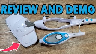 THERMAPRO 211 STEAM MOP REVIEW  Watch it Clean in Action [upl. by Carce134]