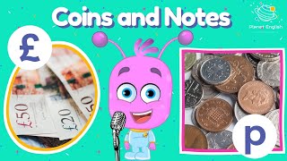 British Coins and Notes  Sing Along Song [upl. by Voccola]