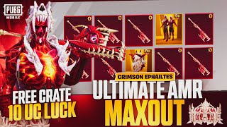 😱NEW ULTIMATE MYTHIC AMR MAXOUT CRIMSON EPHIALTES SET [upl. by Newg]