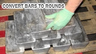 Silver Bullion  Convert your Silver Bars to Bullion Rounds [upl. by Benildis]