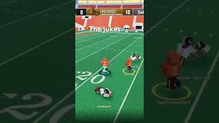 The jukes were insane football gaming roblox shorts [upl. by Irap486]