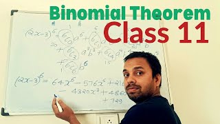 Binomial Theorem class 11 ncert maths [upl. by Halimaj]