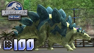 Brawlasaurs  Jurassic World  The Game  Ep 100 HD [upl. by Fiske]