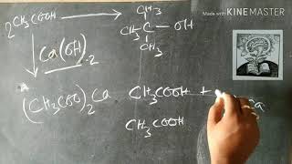 How to convert Acetic Acid to tertiary butyl alcohol organic chemistry [upl. by Mariand]