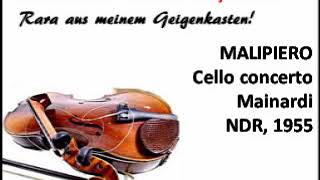 Gian Francesco Malipiero Cello Concerto [upl. by Ilona]