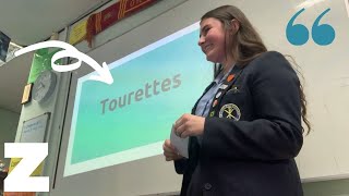 Tourette’s Syndrome Class Presentation  What is my Disability And How Can You Help [upl. by Adnicul754]