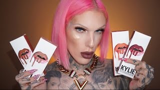 KYLIE JENNER Fall 2016 LIP KITS Review amp Swatches  Jeffree Star [upl. by Annorah]