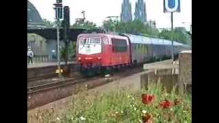 CNL 212 CityNightLine  DonauKurier Wien Westbf  DortmHbf  1995 in Köln CNLVIDEO 1 [upl. by Elayne]