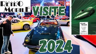 je te fais la visite du salon RETROMOBILE 2024 Paris porte de Versailles en live 😉 [upl. by Jareen719]