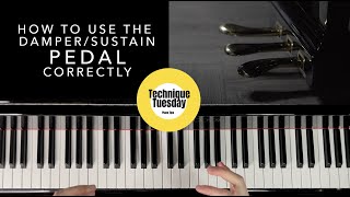 Technique Tuesday  How to use the SustainDamper pedal correctly  Piano Tutorial [upl. by Aicilav]