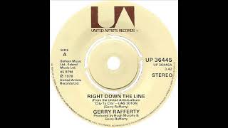 Gerry Rafferty  Right Down The Line [upl. by Sherburn]