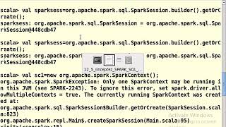 Apache Spark SQL with examples Dataframe dataset Sparksession sparkcontext and sqlcontext [upl. by Sherie]