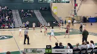 Wachusett Women’s Basketball v Algonquin [upl. by Wehtam916]