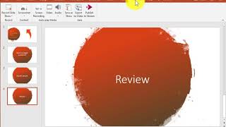 PowerPoint  Add a Recording Tab [upl. by Fatimah]